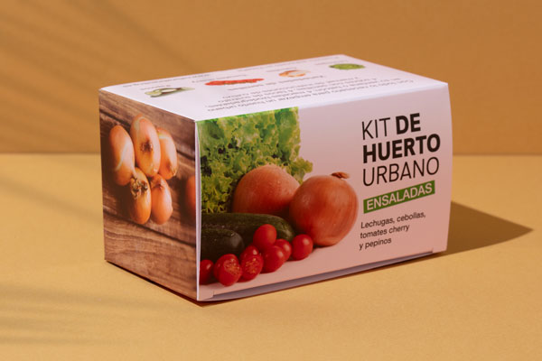 Kit de plantación ecológico en formato retail para grandes superficies